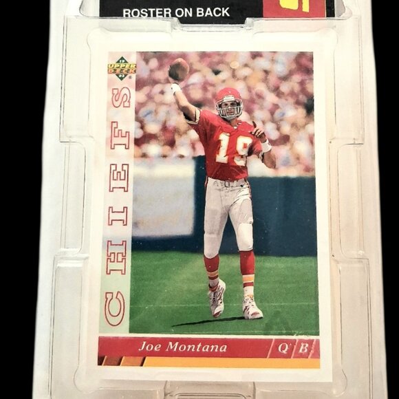 1993 KC Chiefs Upper D.E.C.K. Limited Team Card Set-Joe Montana–Derrick Thomas - Picture 2 of 7